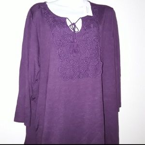 Beautiful dark purple tunic